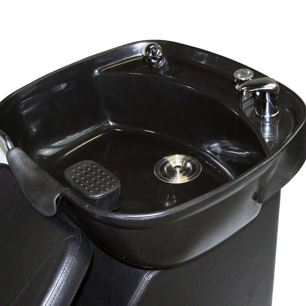 Ainfox Shampoo Bowl and Chair Set for Salon, Hair Washing Station for Hair Stylist