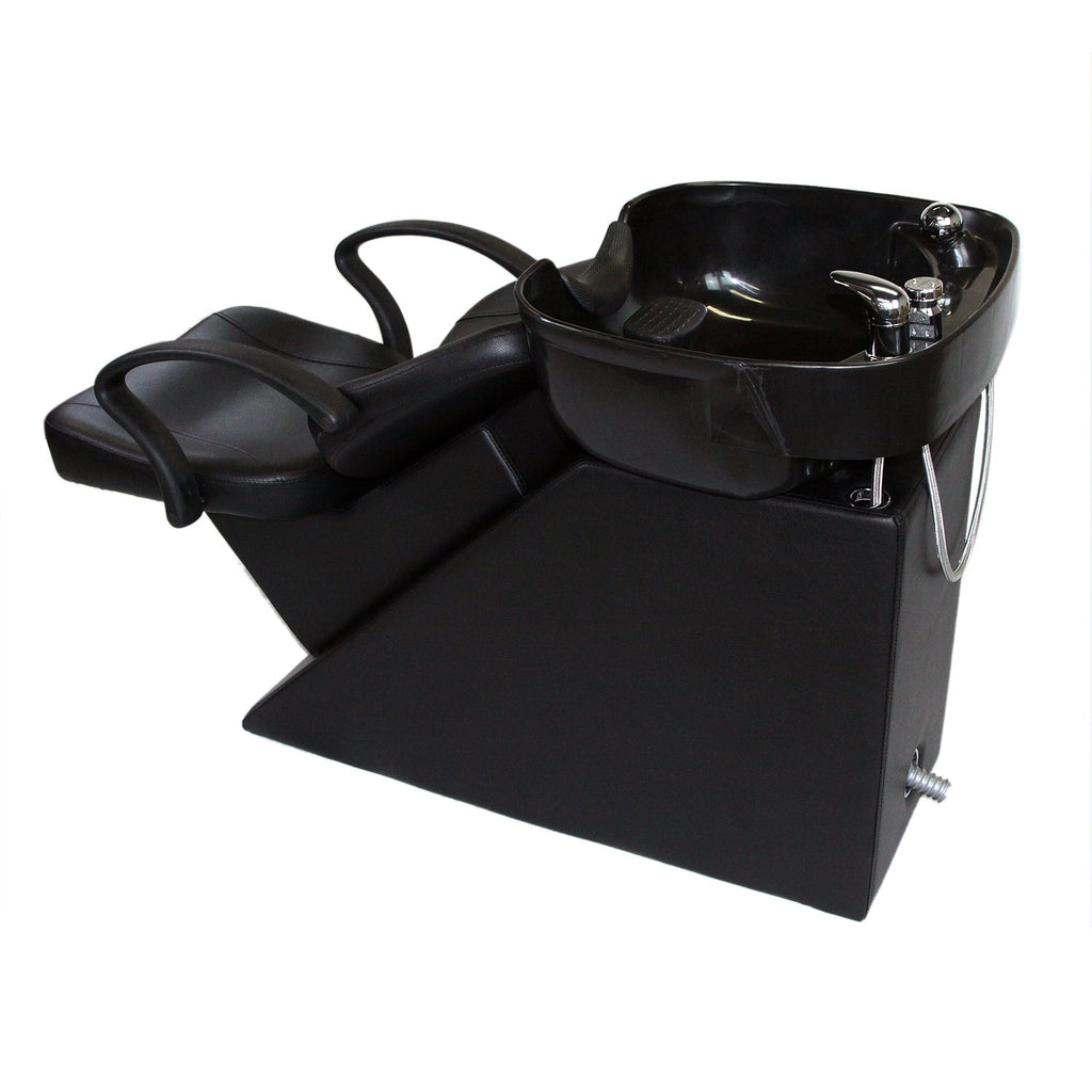 Ainfox Shampoo Bowl and Chair Set for Salon, Hair Washing Station for Hair Stylist