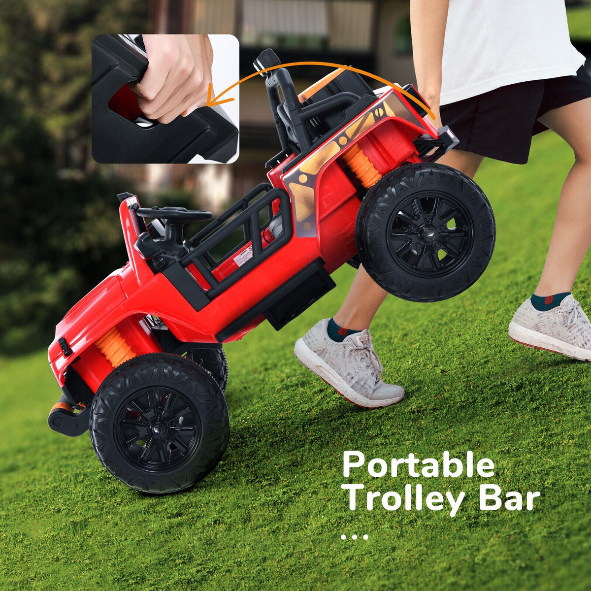 12V Jeep Music Fashion Ride-On Car with Remote Control for Electric Kids