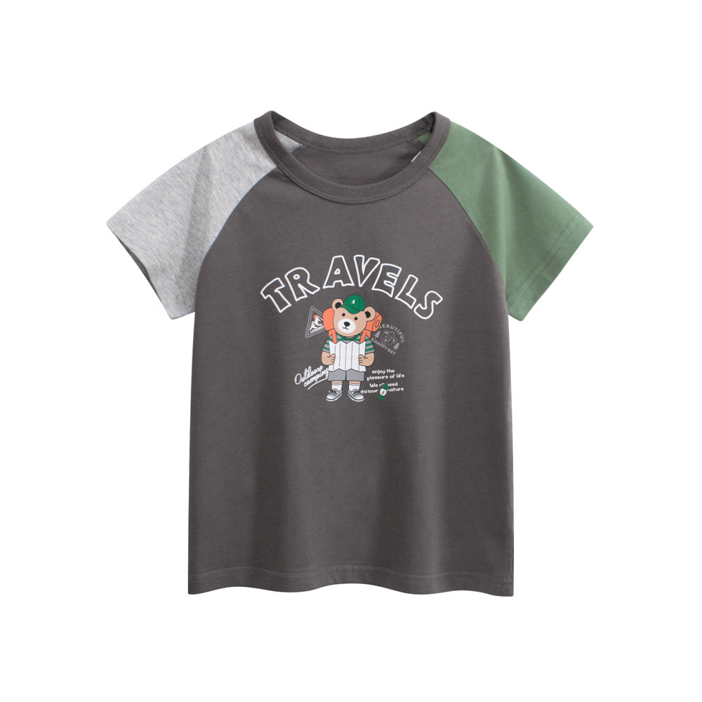 Short Sleeve T-Shirt Style Baby Clothes
