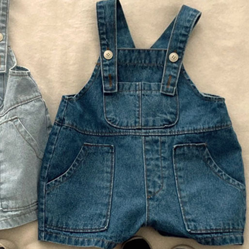 Cowboy girls' casual overalls baby summer clothes