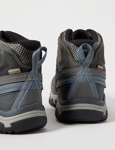 KEEN Women's Targhee 3 Mid Height Waterproof Hiking Boots, Magnet/Atlantic Blue, 8.5KEEN Women's Targhee 3 Mid Height Waterproof Hiking Boots, Magnet/Atlantic…
