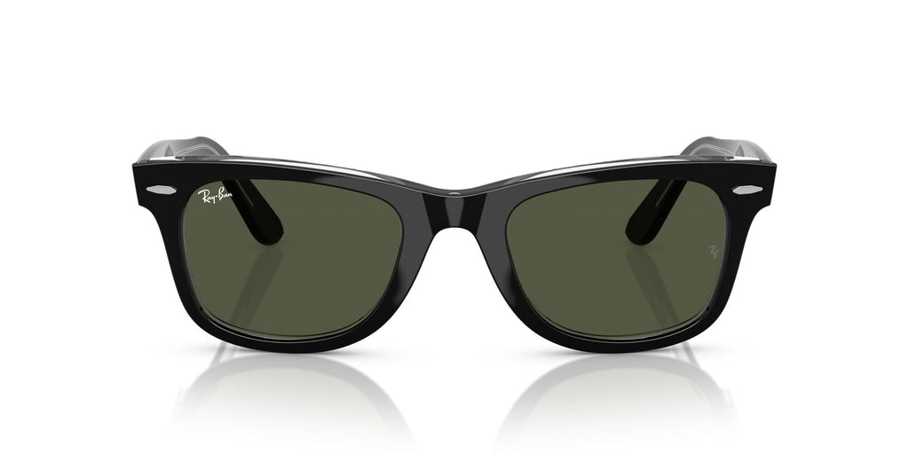 Ray-Ban RB2140 Original Wayfarer Square Sunglasses, Black/G-15 Green, 54 mmRay-Ban RB2140 Original Wayfarer Square Sunglasses, Black/G-15 Green, 54 mm