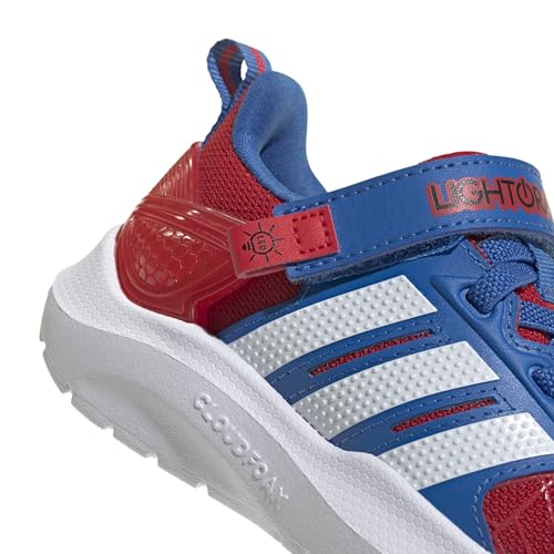 adidas Boys Marvel Lightorama Spider-Man Sneakers Shoes - Red