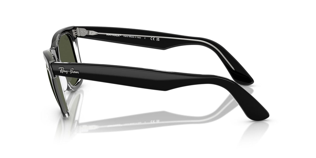Ray-Ban RB2140 Original Wayfarer Square Sunglasses, Black/G-15 Green, 54 mmRay-Ban RB2140 Original Wayfarer Square Sunglasses, Black/G-15 Green, 54 mm