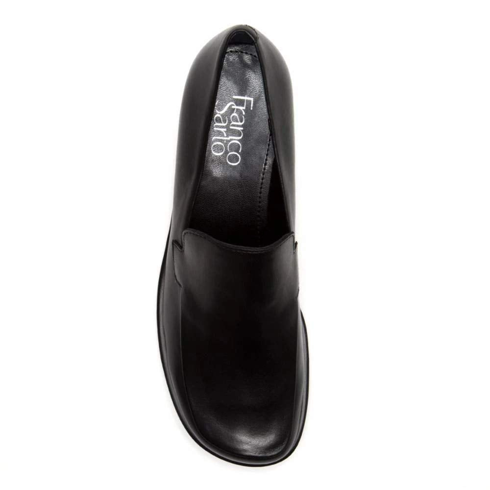 Franco Sarto Women's Bocca Slip-On Loafer, Black Leather, 8 WFranco Sarto Women's Bocca Slip-On Loafer, Black Leather, 8 W