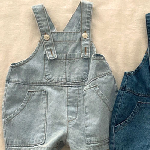 Cowboy girls' casual overalls baby summer clothes
