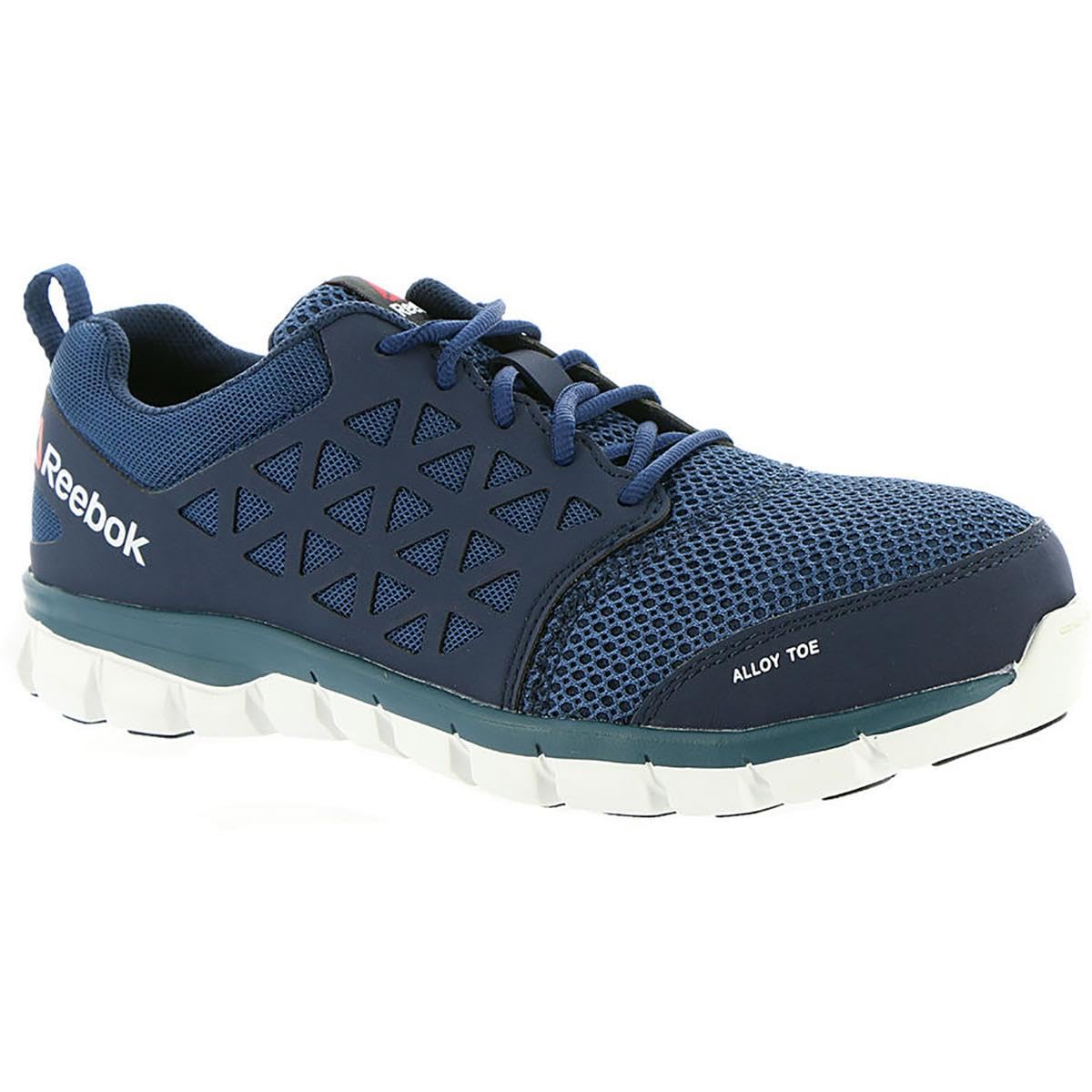 Reebok Work RB4040 Mens Sublite Cushion Work Athletic Alloy Toe Shoe Blue and Grey,10.5 M USReebok Work RB4040 Mens Sublite Cushion Work Athletic Alloy Toe Shoe Blue and Grey,…