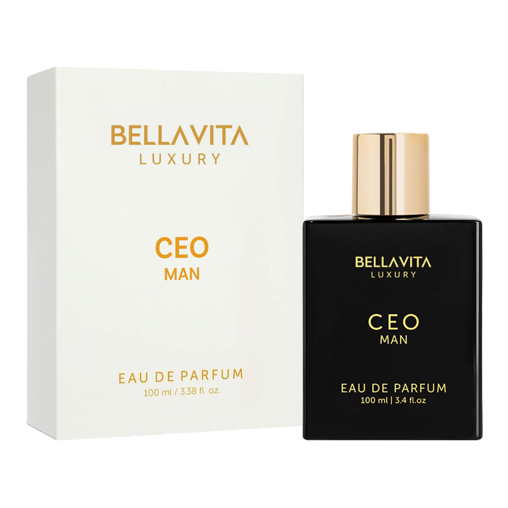 Bellavita Luxury G.O.A.T. Eau de Parfum | 100 ml (3.4 fl.oz.) | Perfume for Men | Citrus, Bergamot, Patchouli, and Vetiver Notes | Long Lasting Men's Fragrance | Gift for father's Day