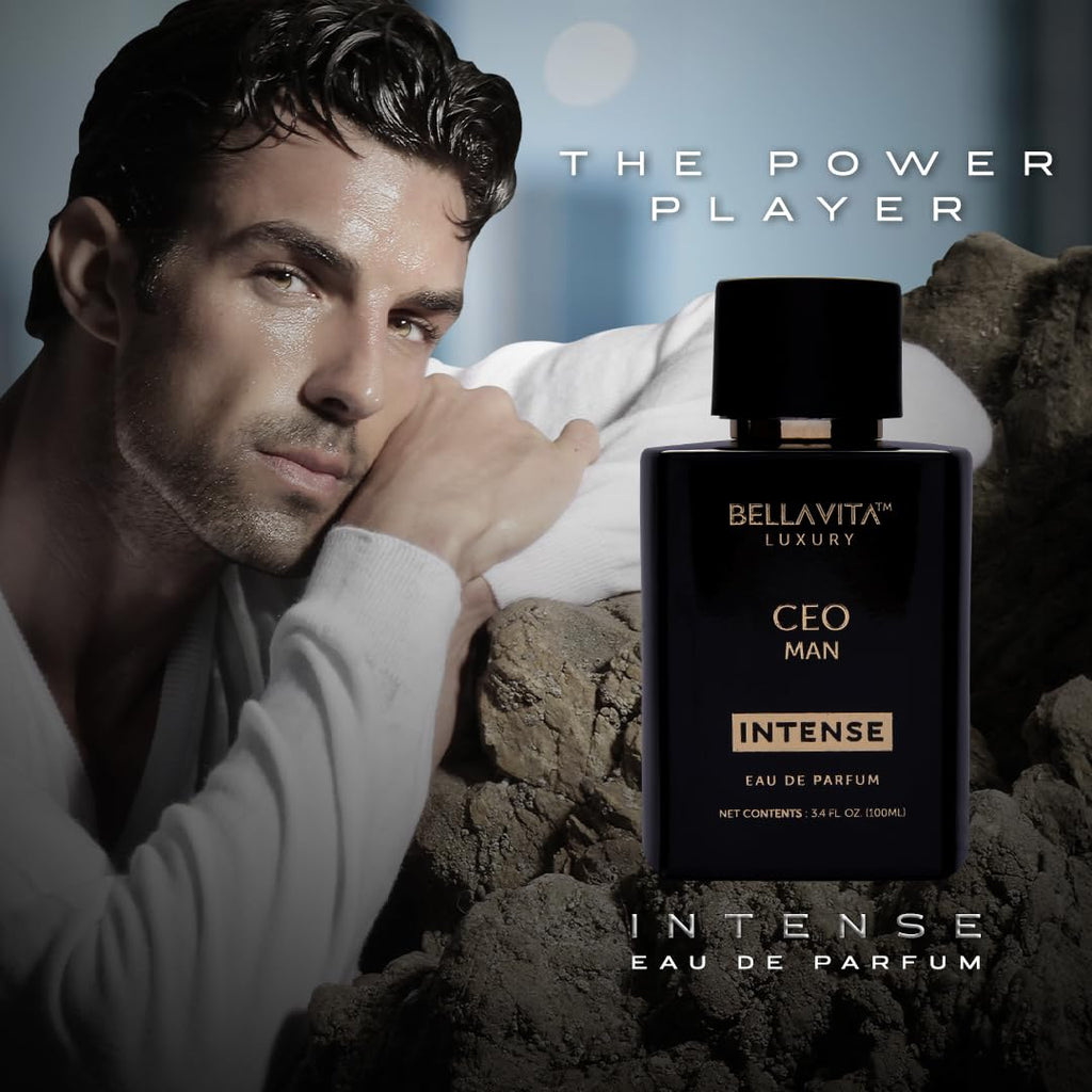 Bellavita Luxury G.O.A.T. Eau de Parfum | 100 ml (3.4 fl.oz.) | Perfume for Men | Citrus, Bergamot, Patchouli, and Vetiver Notes | Long Lasting Men's Fragrance | Gift for father's Day