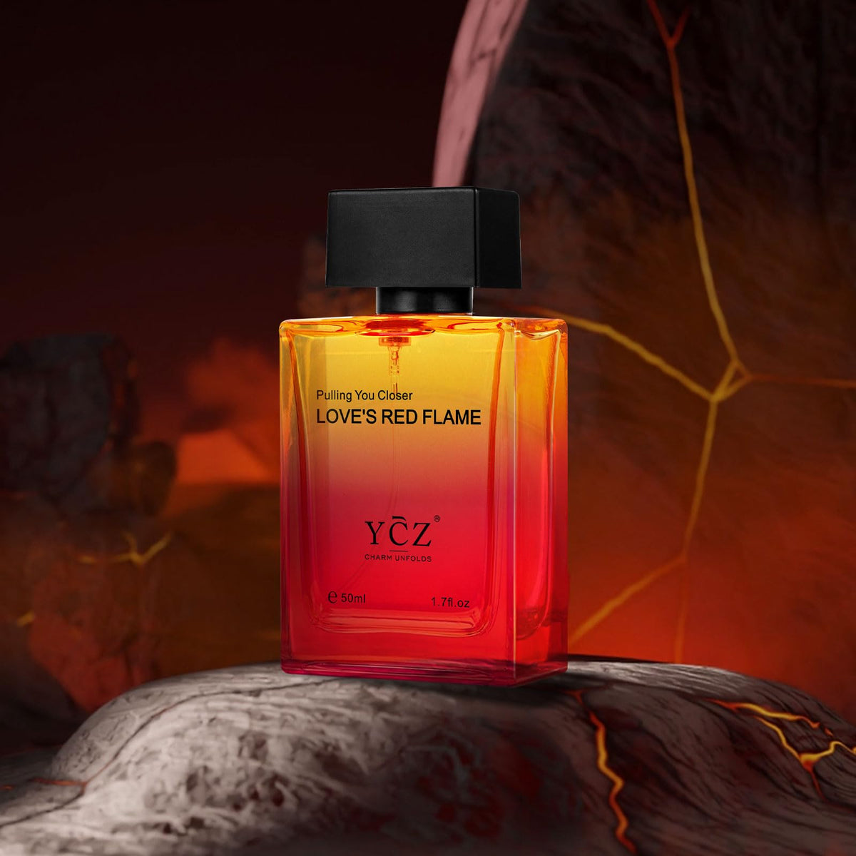 Ycz Midnight Marine Eau de Parfum for Men, 1.7 Fl Oz (50 mL), Long-Lasting Cologne, Fresh Marine & Woody Fragrance with Grapefruit, Ginger and Cedar Notes for Daily Wear, Date Night and Gifts