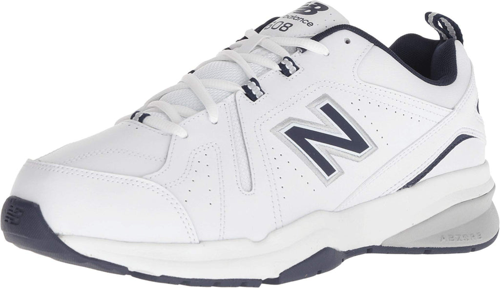 New Balance Men's 608 V5 Casual Comfort Cross Trainer, White/Navy, 11 WideNew Balance Men's 608 V5 Casual Comfort Cross Trainer, White/Navy, 11 Wide