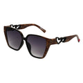 Betsey Johnson Women's Soul Shine Sunglasses Cateye, Leopard, 58 mm
