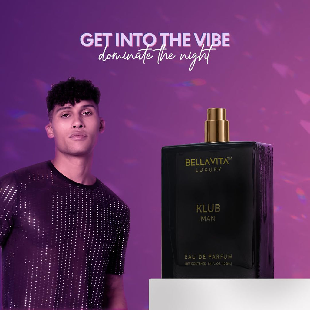 Bellavita Luxury G.O.A.T. Eau de Parfum | 100 ml (3.4 fl.oz.) | Perfume for Men | Citrus, Bergamot, Patchouli, and Vetiver Notes | Long Lasting Men's Fragrance | Gift for father's Day