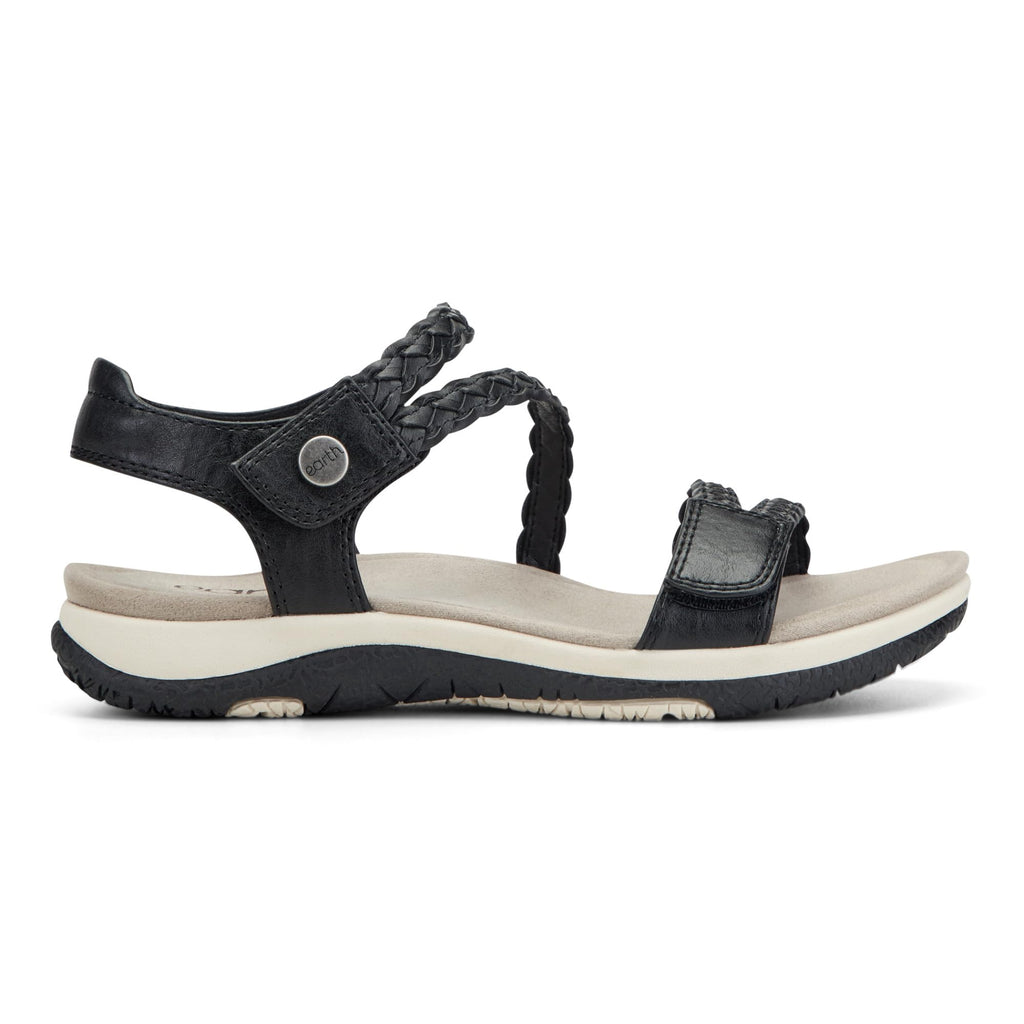 Earth® Stellon Casual Sandals, Black 001, 7.5 WEarth® Stellon Casual Sandals, Black 001, 7.5 W