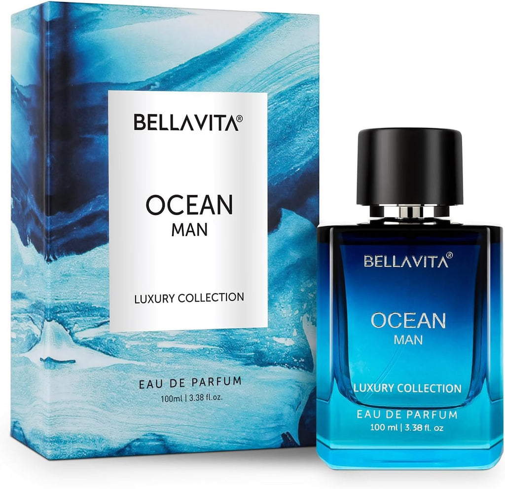 Bellavita Luxury G.O.A.T. Eau de Parfum | 100 ml (3.4 fl.oz.) | Perfume for Men | Citrus, Bergamot, Patchouli, and Vetiver Notes | Long Lasting Men's Fragrance | Gift for father's Day