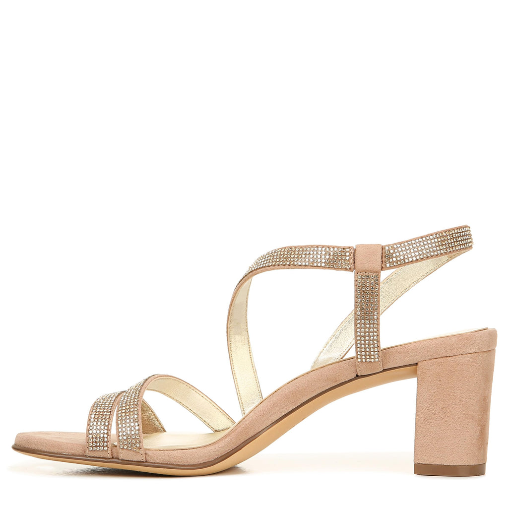 Naturalizer Womens Vanessa2 Rhinestone Embellished Strappy Heeled Sandal ,Silver ,9MNaturalizer Womens Vanessa2 Rhinestone Embellished Strappy Heeled Sandal ,Silver ,…