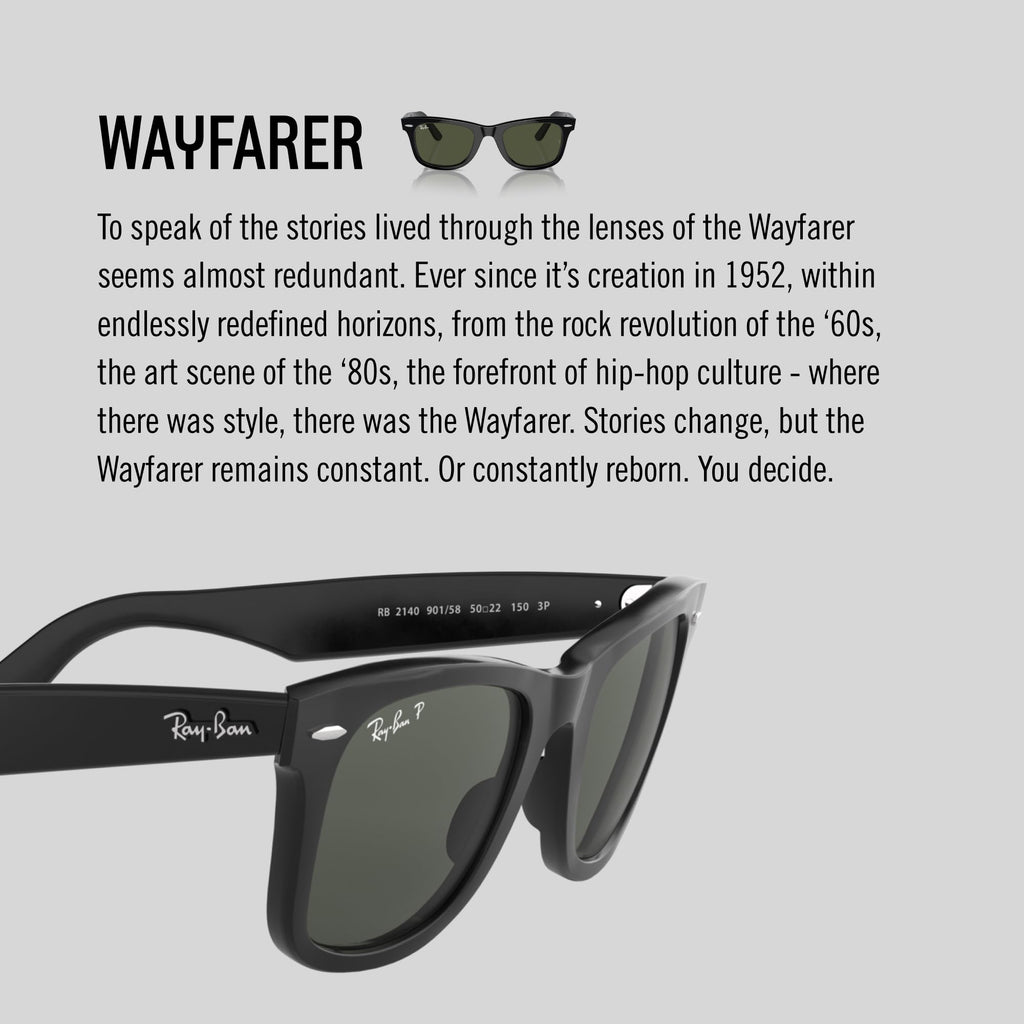 Ray-Ban RB2140 Original Wayfarer Square Sunglasses, Black/G-15 Green, 54 mmRay-Ban RB2140 Original Wayfarer Square Sunglasses, Black/G-15 Green, 54 mm