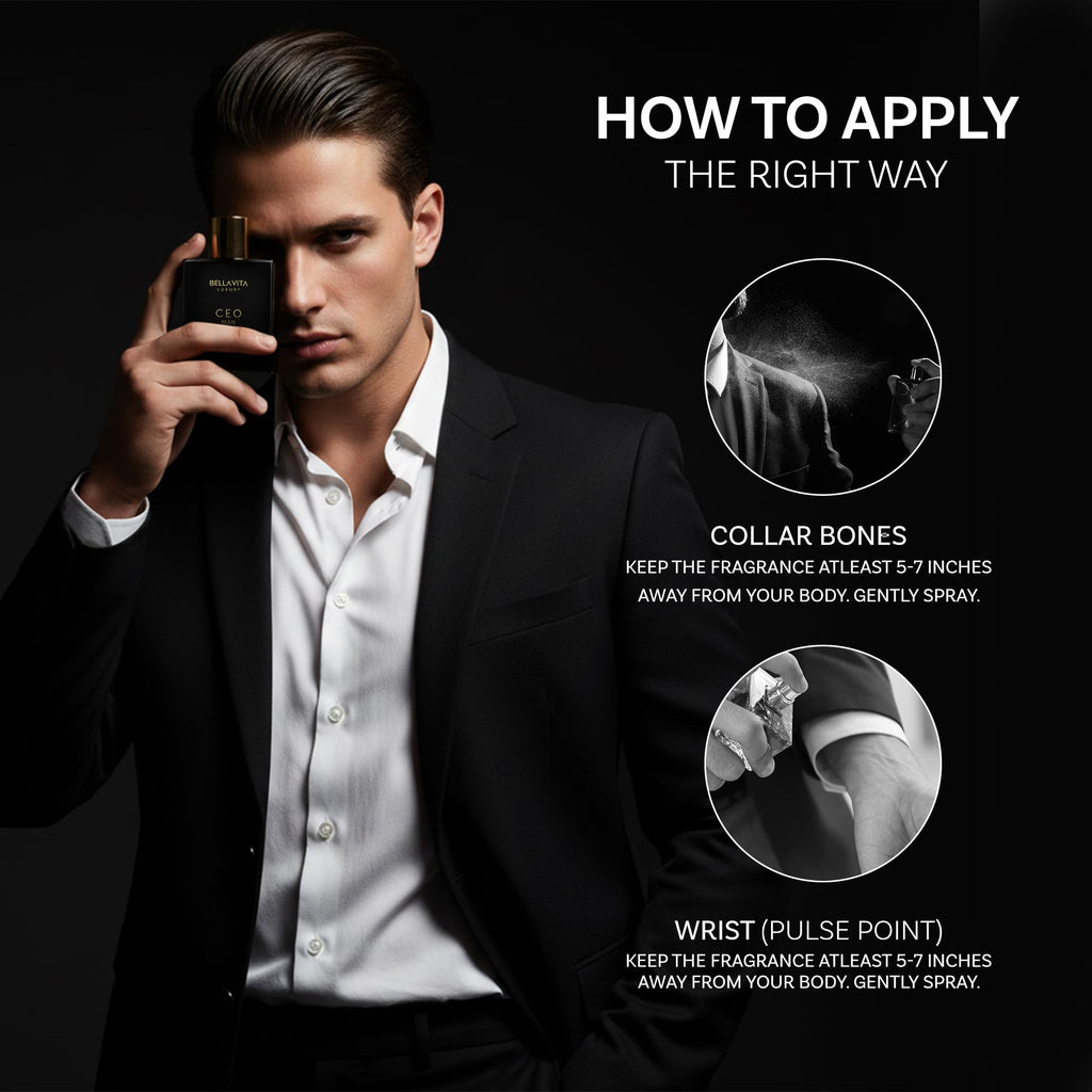 Bellavita Luxury G.O.A.T. Eau de Parfum | 100 ml (3.4 fl.oz.) | Perfume for Men | Citrus, Bergamot, Patchouli, and Vetiver Notes | Long Lasting Men's Fragrance | Gift for father's Day