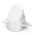 Magnetic wireless charger vertical three in one wireless charging stand suitable for Apple phones headphones and watcheser