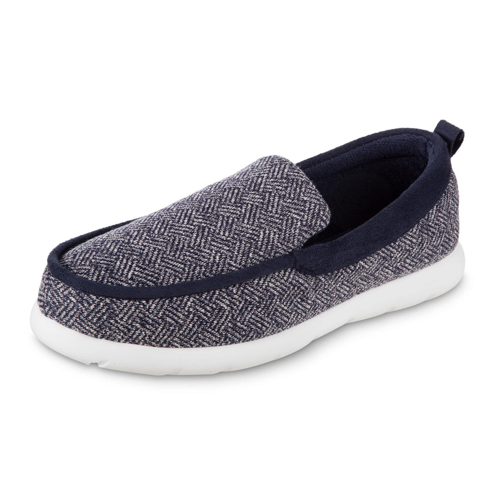 isotoner Zenz Men's Hatch Knit Boater Moccasinisotoner Zenz Men's Hatch Knit Boater Moccasin