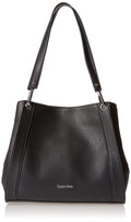 Calvin Klein Reyna Triple Compartment Shoulder Bag, Caramel Mix, One SizeCalvin Klein Reyna Triple Compartment Shoulder Bag, Caramel Mix, One Size