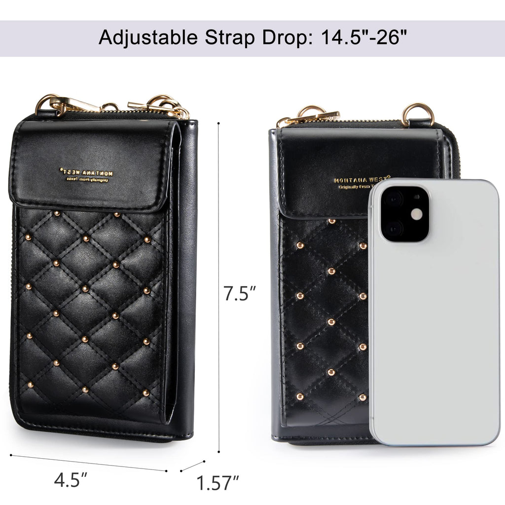 Montana West Crossbody Cell Phone Purse for Women RFID Blocking Cellphone Wallet