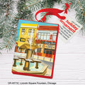 Lincoln Square Fountain, Chicago, Ornament (OR-8573C)