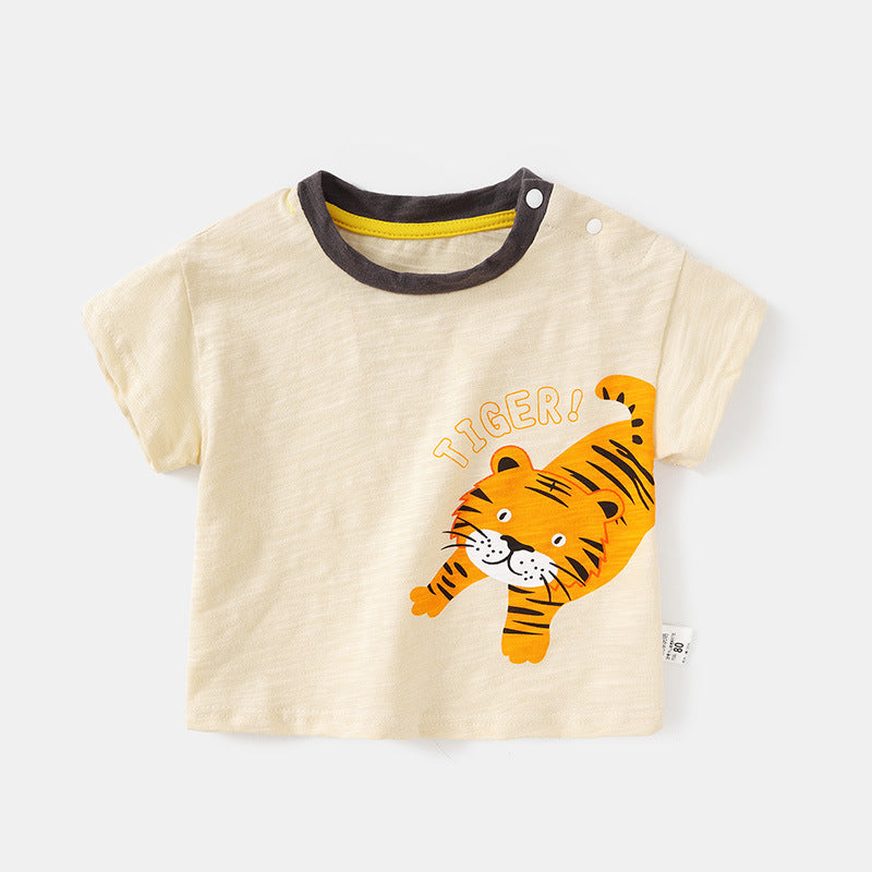 Baby clothes with short sleeves