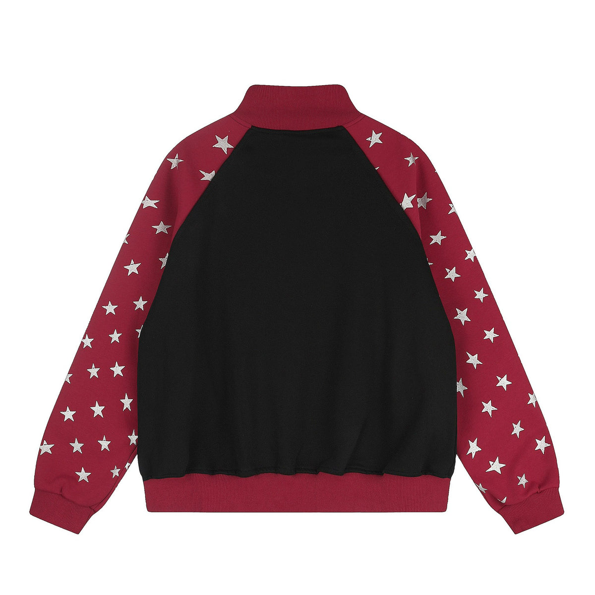 Full printed star shoulder design jacket
