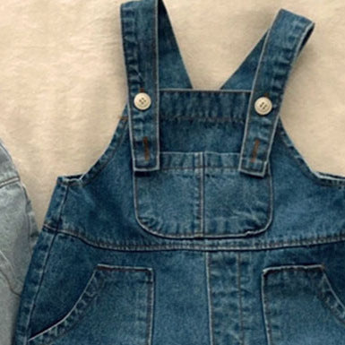 Cowboy girls' casual overalls baby summer clothes