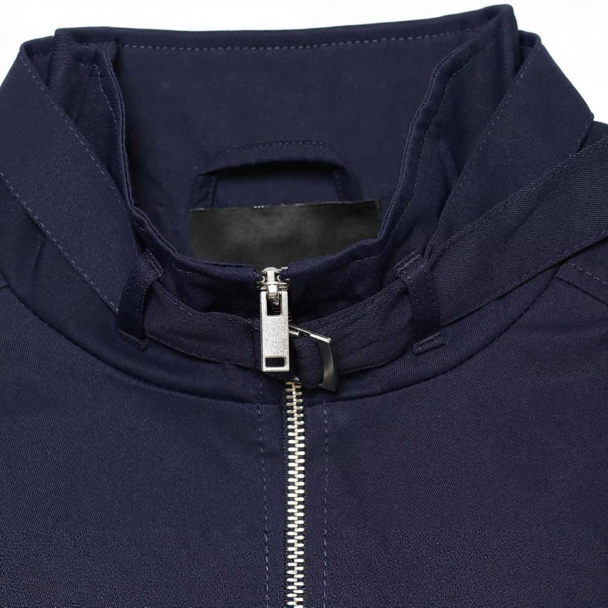 Zipper embellished corridor shaped pilot jacket