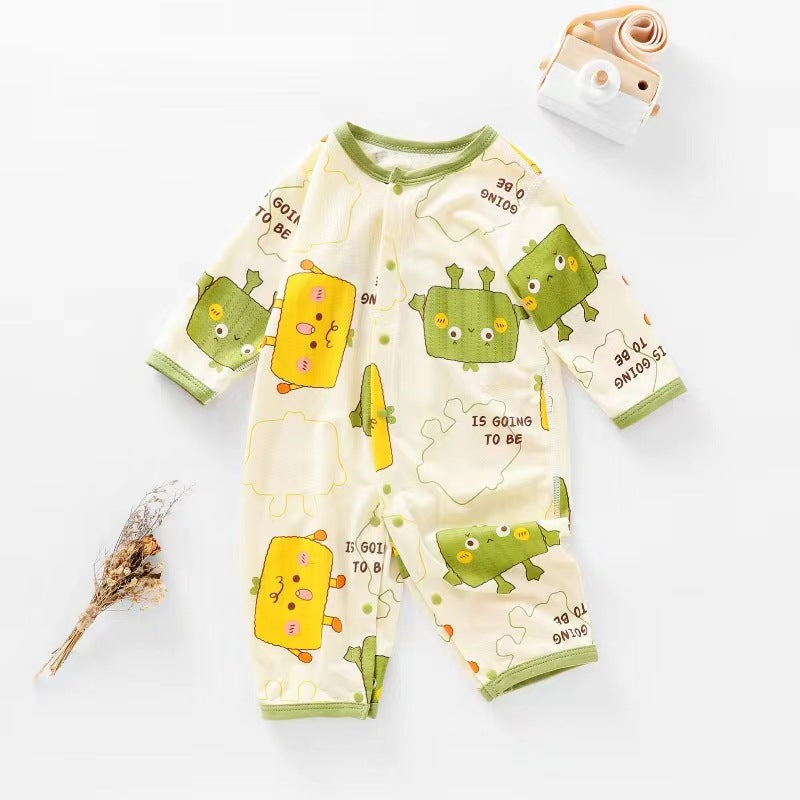 Baby Long Sleeve Bodysuit Newborn Clothes Unisex Baby Romper Modal