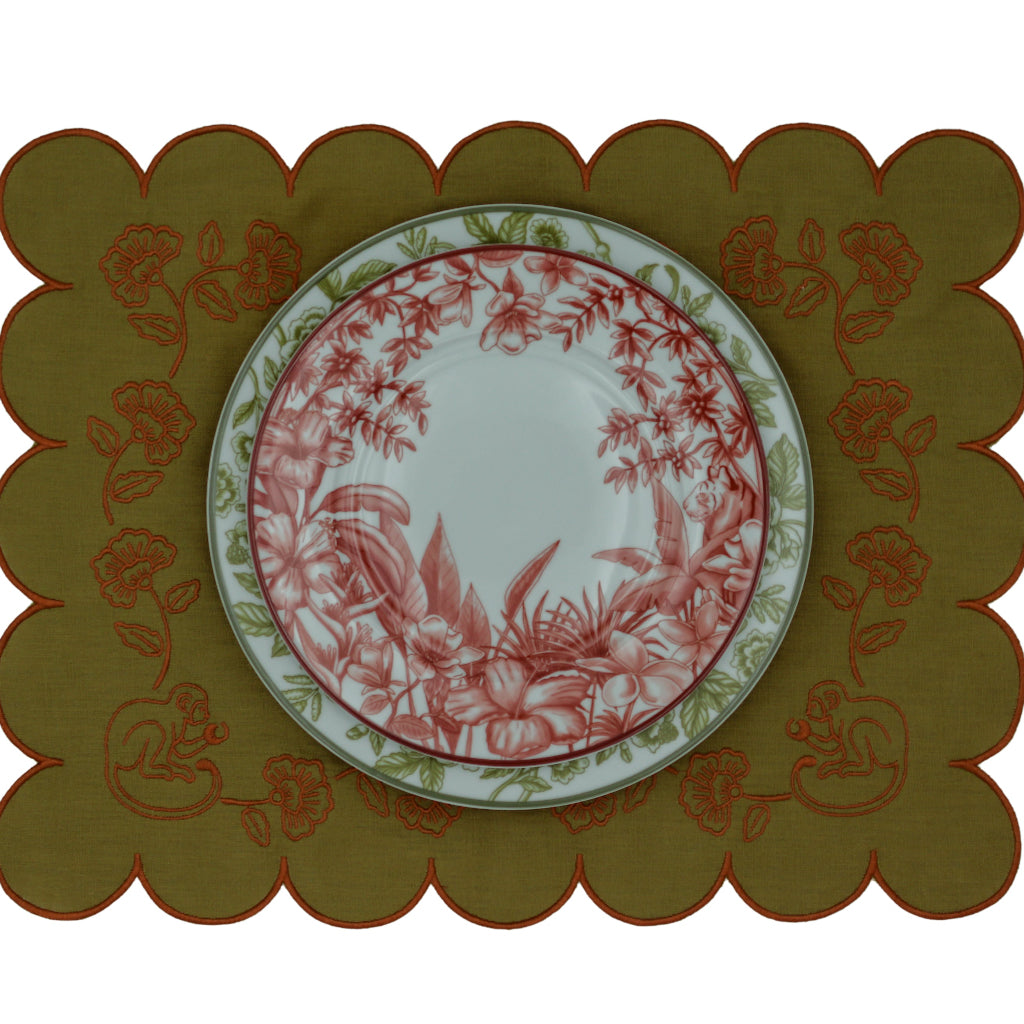 Earthen Pine Linen Placemats – Set of 4