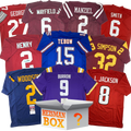 Heisman Winners Autographed/Signed College Football Jersey Mystery Box with PSA JSA or Beckett COA