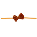 Mustard Velvet Napkin Bow Ties – Set of 6