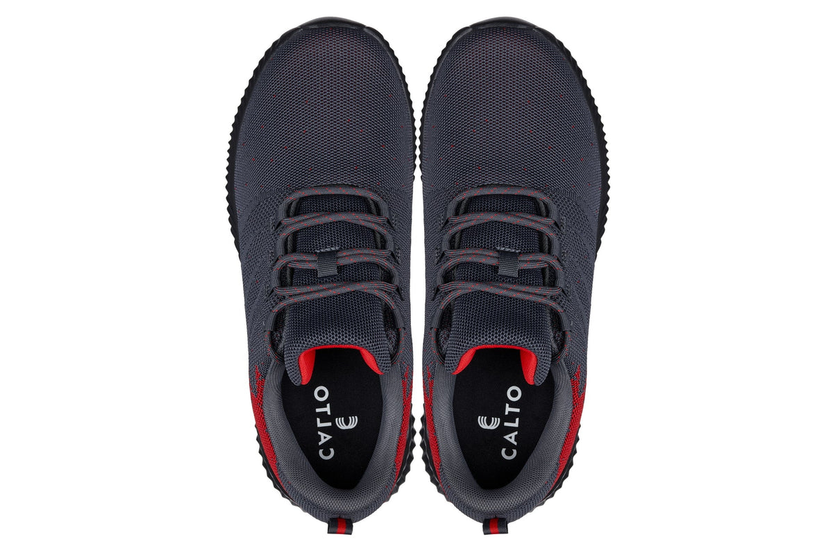 CALTO - Q218 - 2.4 Inches Taller (Grey/Red) - Ultra Lightweight