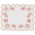 Rosette Ivory Linen Placemats – Set of 4