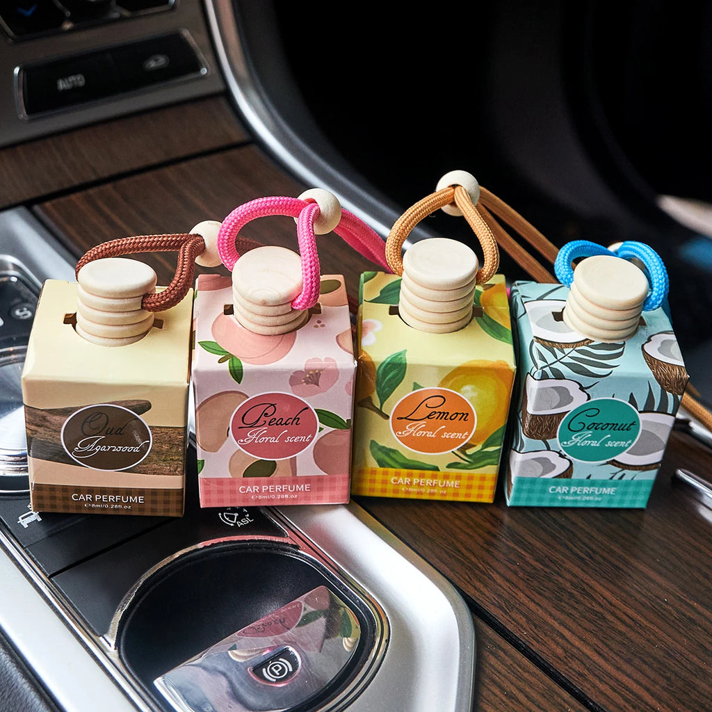 Fresh Fruit Car Fragrance - Lasting Fragrance, Woody and Fruity Fragrance, Suitable for the Car, Odor Free, Alcohol Free Perfume
