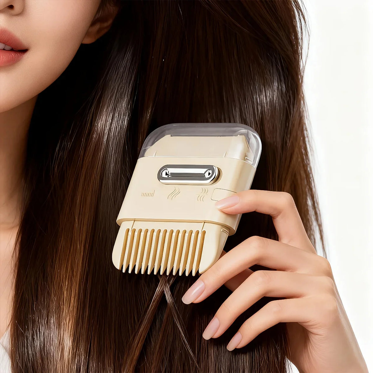 Double-Headed Manual Hair Cutting Tool 6-in-1 Trimmer Comb Bang Thinning Remover Salon Styling Supply
