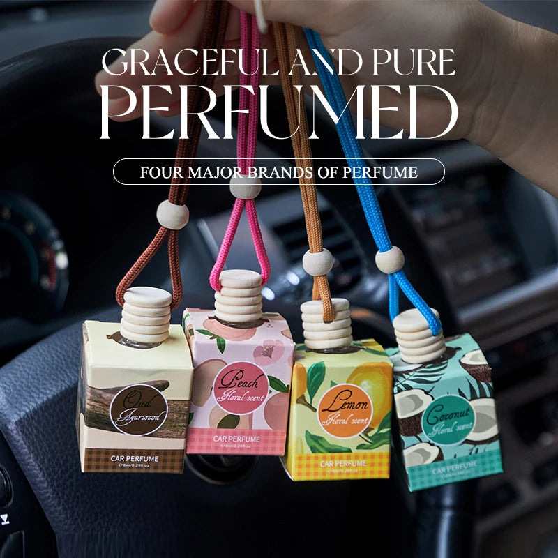 Fresh Fruit Car Fragrance - Lasting Fragrance, Woody and Fruity Fragrance, Suitable for the Car, Odor Free, Alcohol Free Perfume