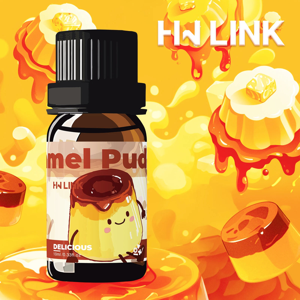 10ml Caramel Pudding Fragrance Oils Long-Lasting Fragrance For Candle Making,Humidifier, Diffusers