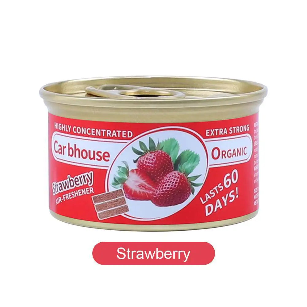Car Air Freshener Bubble Gum Scent Organic Cans Odor Eliminator Essential Long-Lasting Strong Fragrance For Auto Home Closet