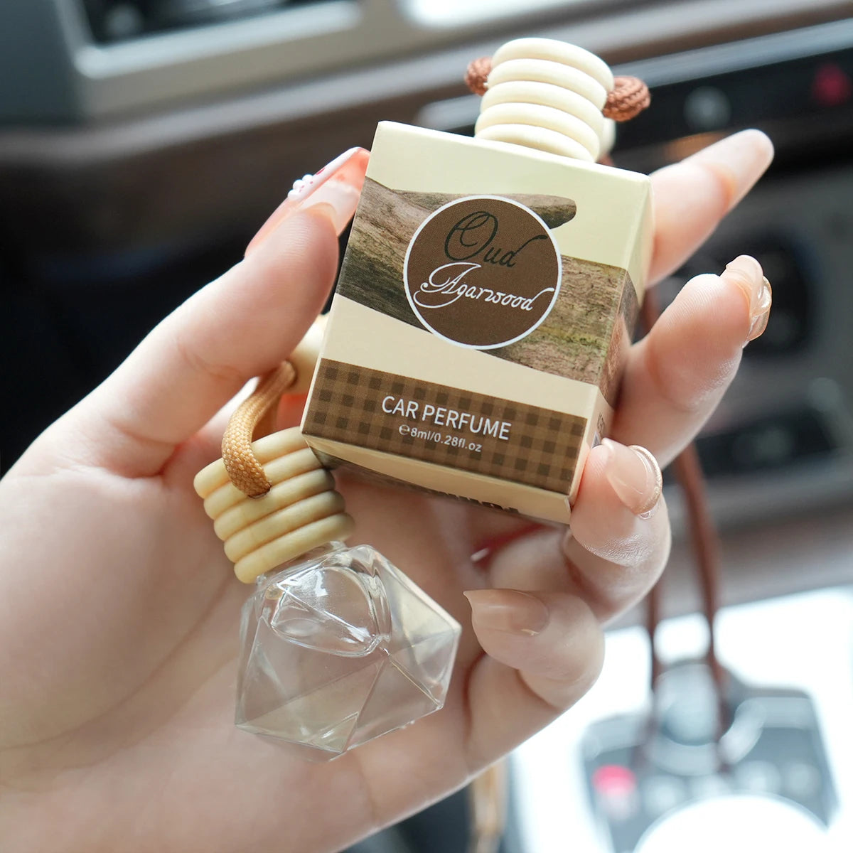 Fresh Fruit Car Fragrance - Lasting Fragrance, Woody and Fruity Fragrance, Suitable for the Car, Odor Free, Alcohol Free Perfume