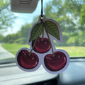 Cherry-Scented Fruit, Freesia and English Pear Fragrance (International Trend) Car Fragrance Tablets, Wardrobe Air Freshener, Perfume, Rearview Mirror Decoration, Car Interior Pendant, Natural Scent Air Purifier, Anime Cartoo