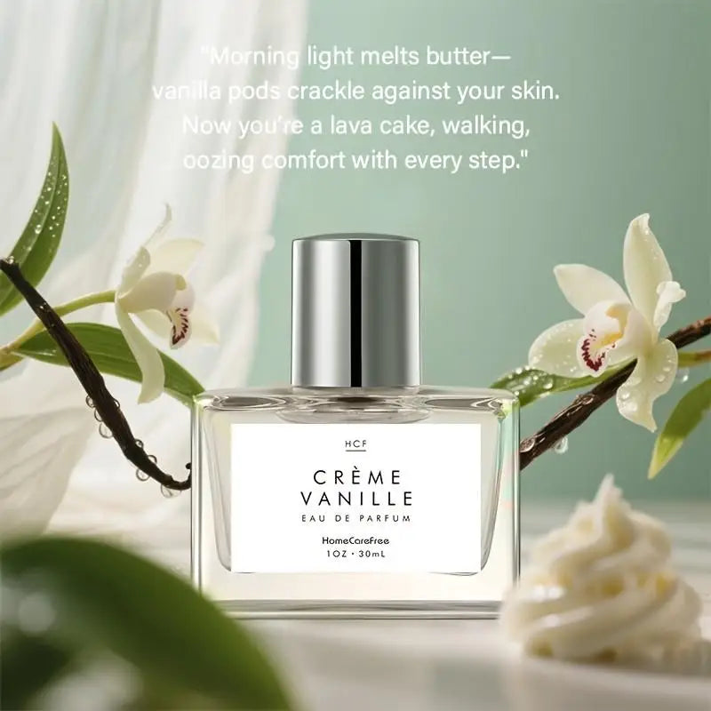 Ladies' Vanilla Cream Fragrance - Enduring Scent, Refreshing & Subtle, Unique Oriental Gourmet Blend, Perfect for Work, Dining,