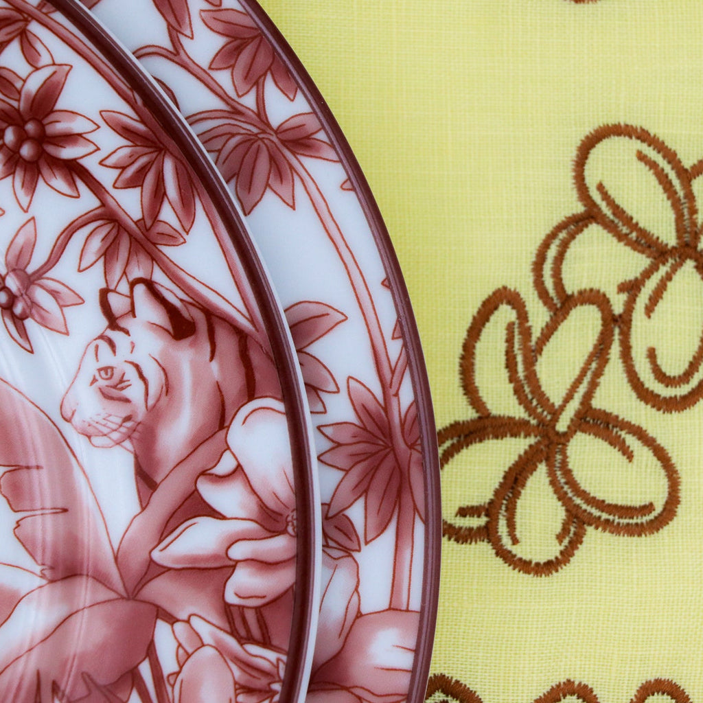 Sepia Estate Porcelain Starter Plates – Set of 4 (+1 Bonus Plate)