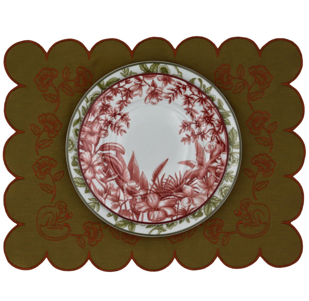 Sepia Estate Porcelain Starter Plates – Set of 4 (+1 Bonus Plate)